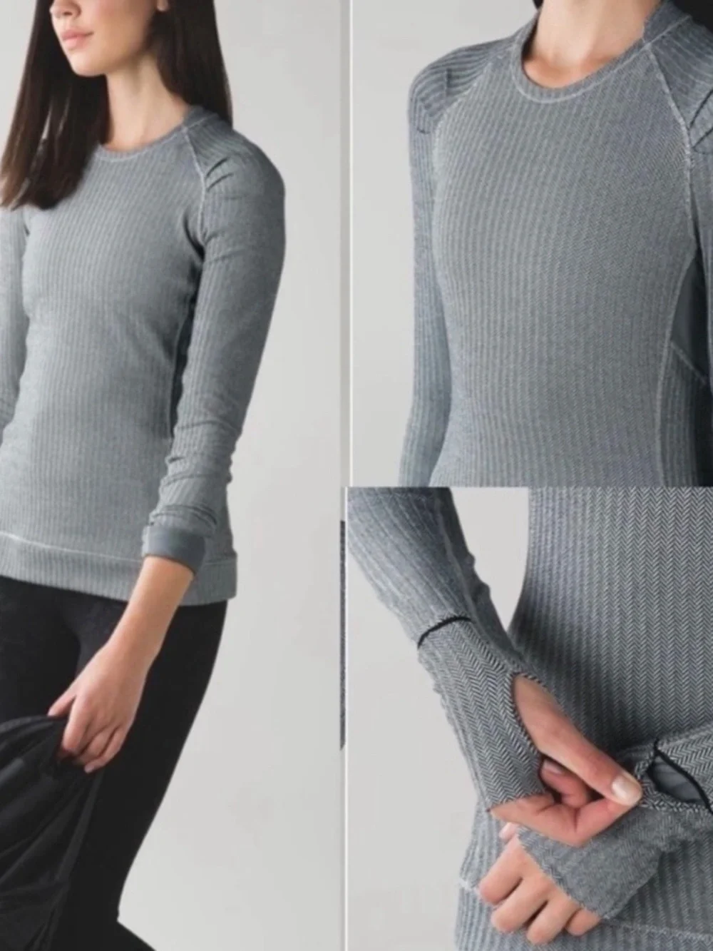 NWOT Lululemon Herringbone Long Sleeve‎ Top